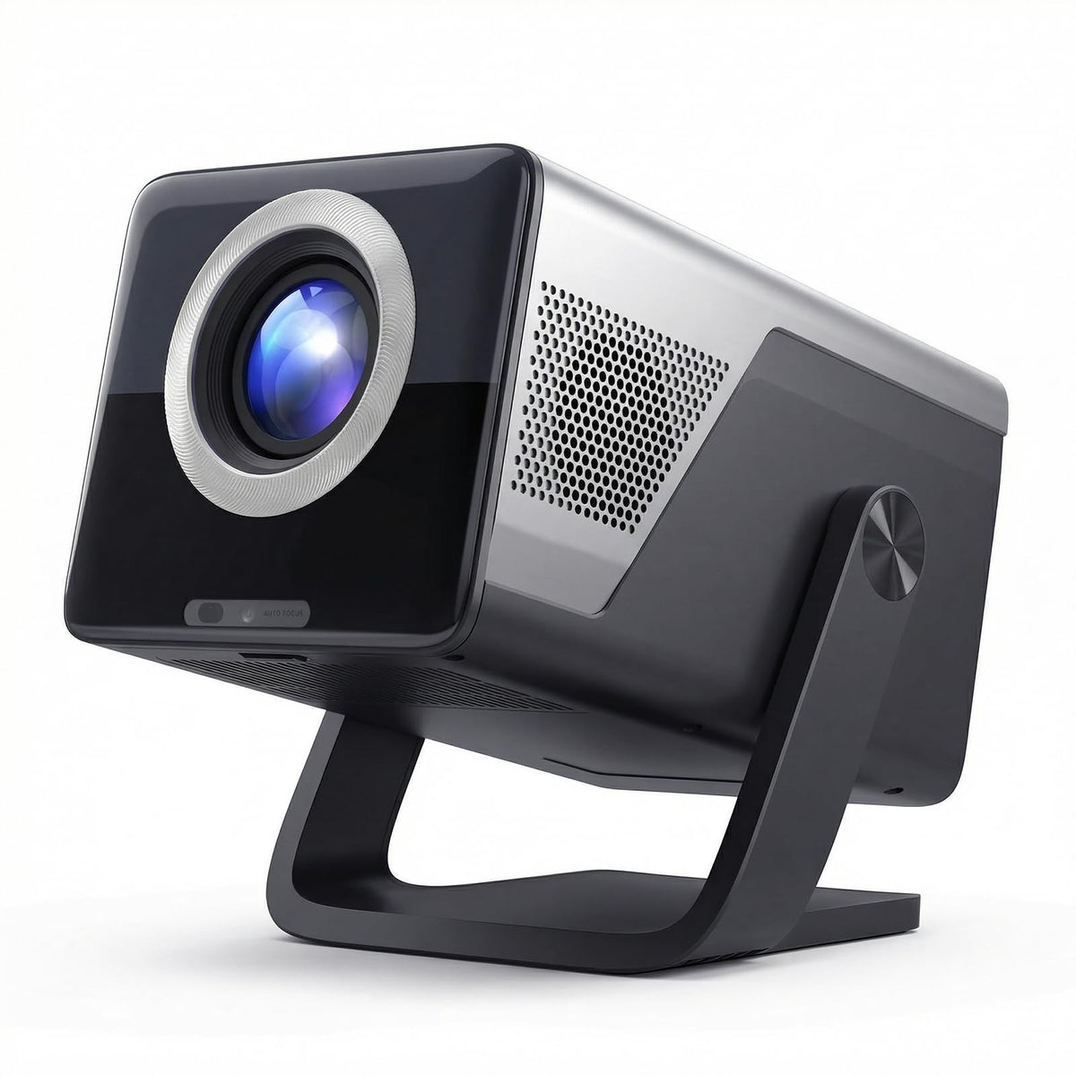【Native 1080P & 800ANSI High Brightness】 Portable Projector with WiFi and Bluetooth,Smart Projector With AI Visual Calibration,230° Rotation,4K Projector Supports HDMI/USB/AUDIO