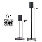 Sanus WSSE1A2-B2 Height-Adjustable Speaker Stands for Sonos Era 100™ (Pair)