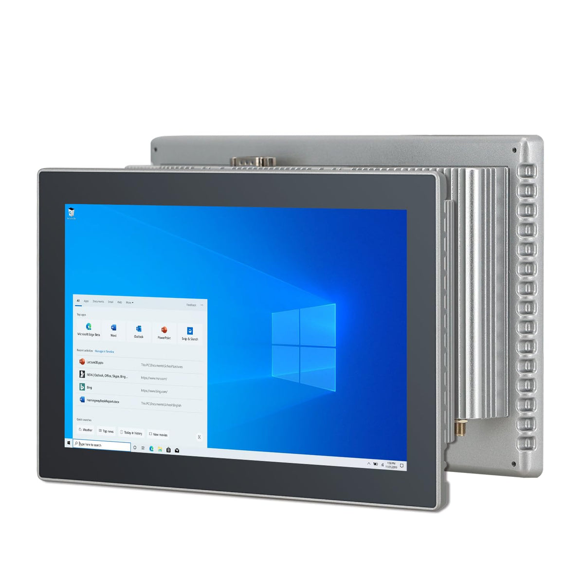 10.4" Industrial Touch Panel PC, Ratio 4:3 Multi-Touchscreen-Monitor,Wall Mounted Touch Screen Panel Computer,WiFi & Built-in Speakers,IP65 Front,Win 10 I5 RAM 8G+256G SSD