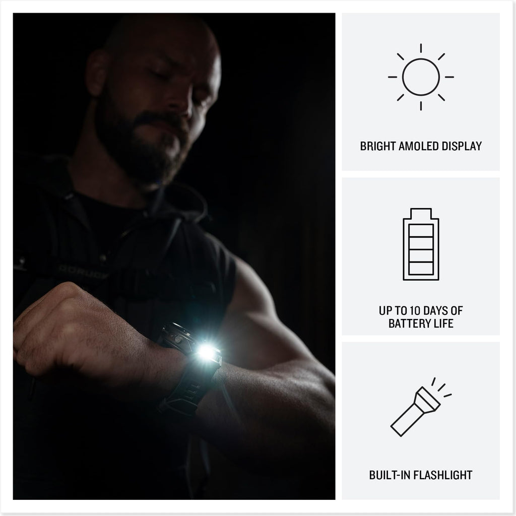 Garmin fenix 9 Pro inReach (Fog Gray/Sandstone, 43mm) GPS Watch Gift Box