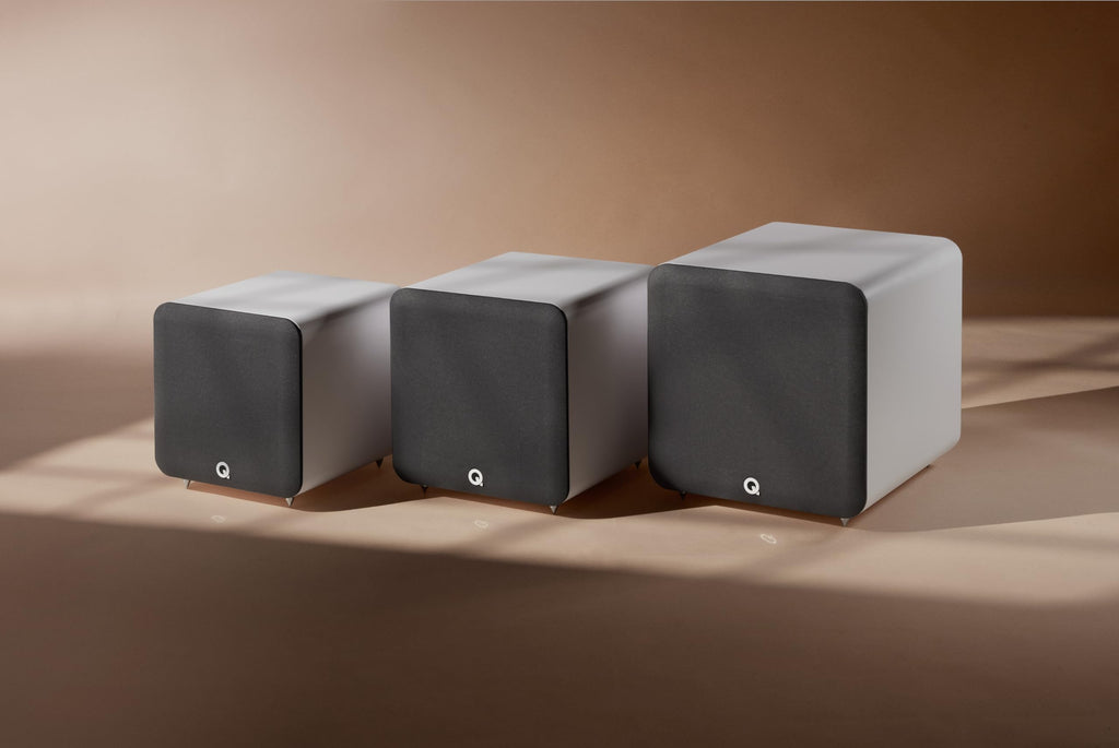 Q Acoustics Q SUB80 Subwoofer – Satin White US, Each