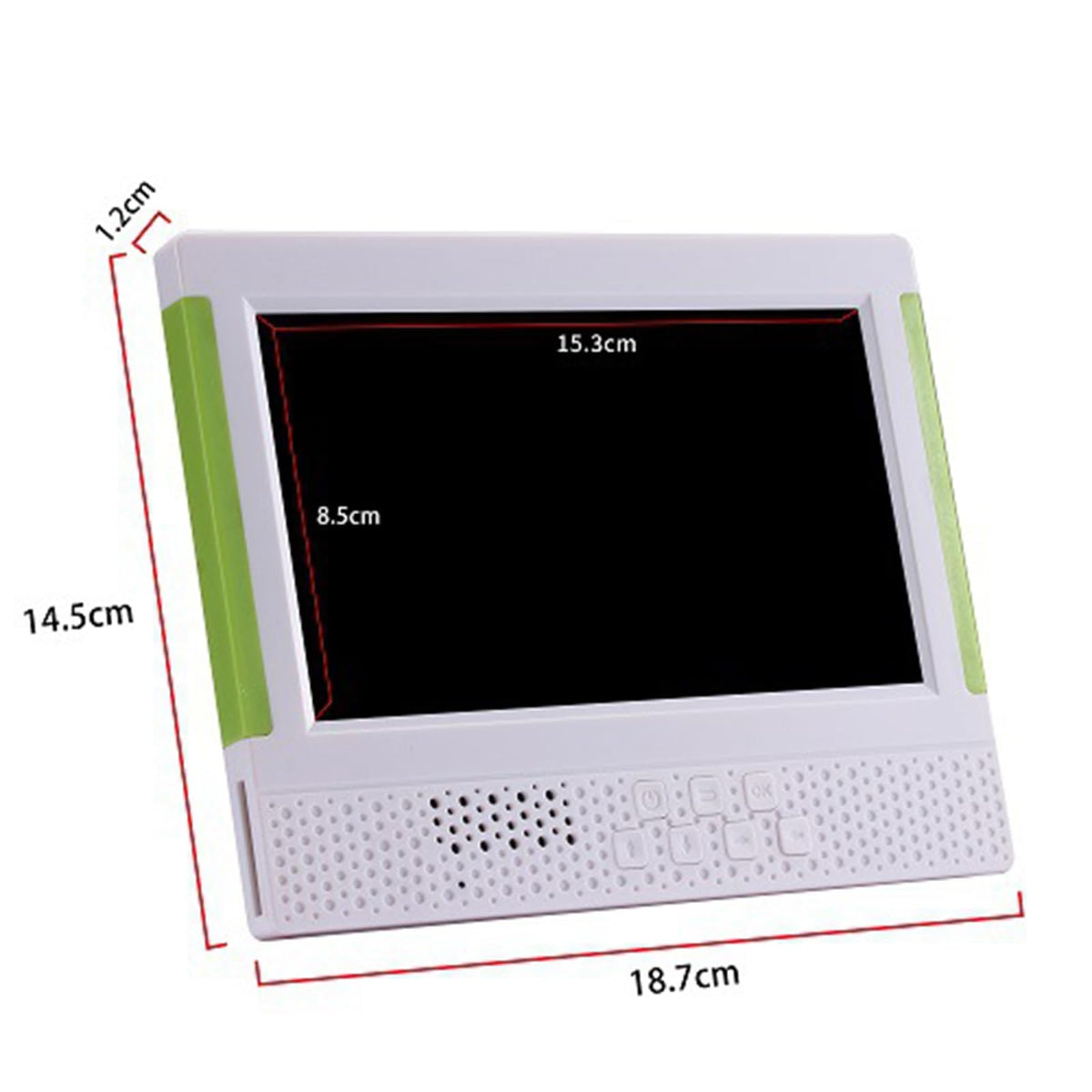 7-Inch Smart Digital Photo Frame with Touch Buttons and Stereo Speakers - Digital Photo Album