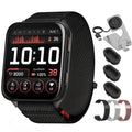 Garmin Venu X1 Premium GPS Smartwatch Black Titanium 010-02980-00 Bundle with Deco Essentials 24mm Milanese Band 3 Pack, Charging Dock and Silicone Dust Cover 3 Pack