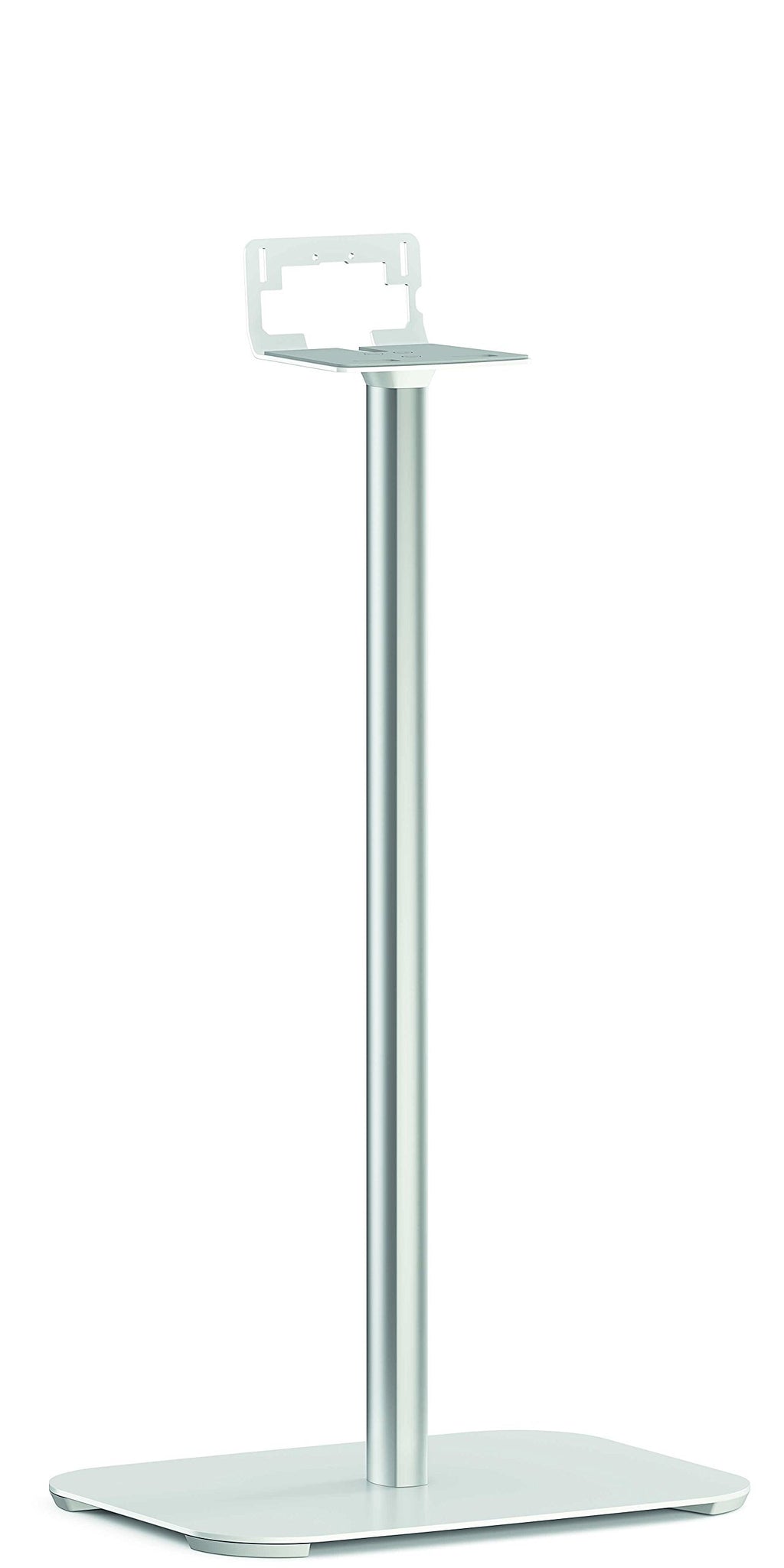 Vogel's Speaker Floor Stand, Universal and for SONOS Play - SOUND 3305 W for Play 5, Denon Heos 5 & 7 and other speakers, White (single stand)