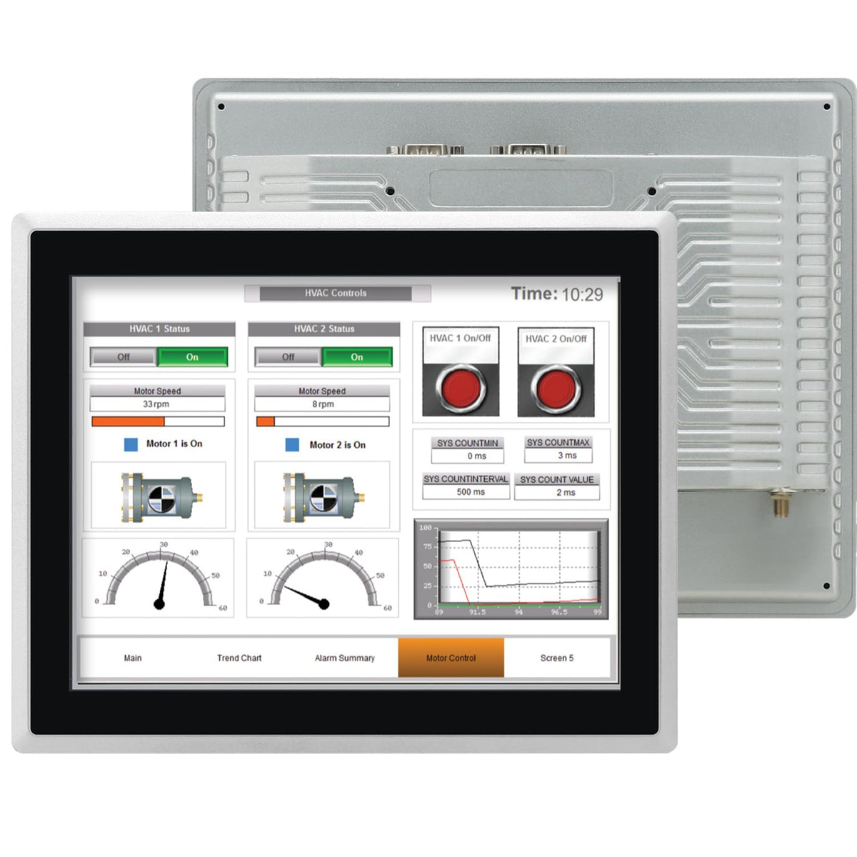 15.6-Inch Industrial Embedded Panel PC, Ratio 16:9 Multi-Touchscreen-Monitor,Industrial Touch Screen Panel Computer,WiFi & Built-in Speakers,IP65 Front,Win 10 I5 RAM 8G+256G SSD