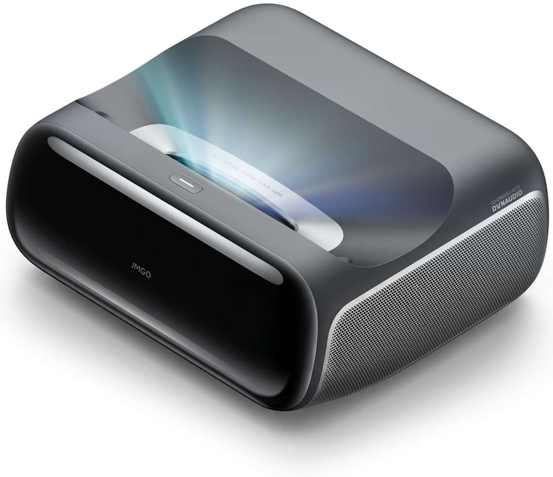 JMGO O2S Ultra 4K Ultra Short Throw Triple Laser Projector 3600 ISO Lumen