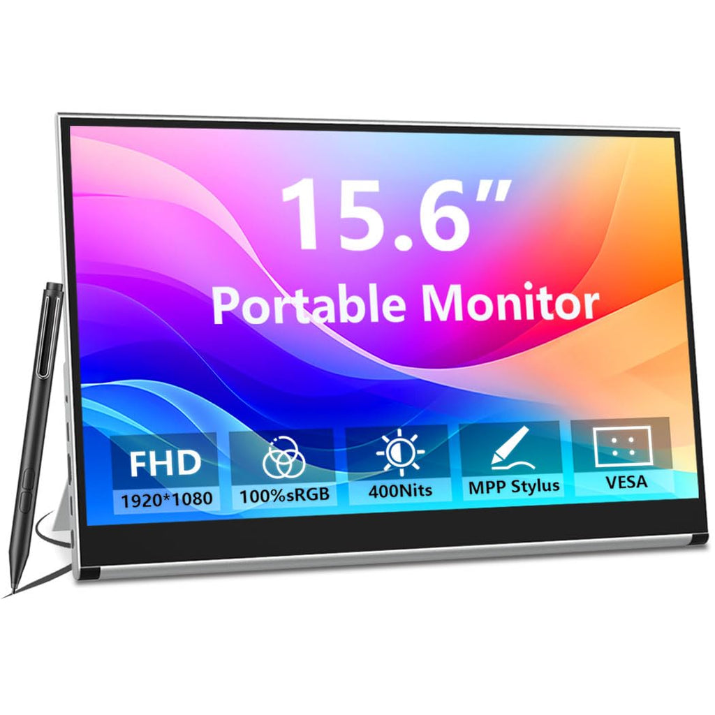 17.3" 4K Portable Monitor Touchscreen, 120Hz UHD Gaming Display 3840x2160 with MPP Stylus Support, 100% DCI-P3, HDMI 2.1 USB-C, VESA External Screen for Laptop Console PC