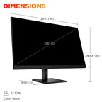 HP OMEN 31.5 inch UHD 144Hz Smart Gaming Monitor, 4K UHD Display (3840 x 2160), IPS Panel Technology, VESA DisplayHDR 400, 1ms GtG (with Overdrive), NVIDIA G-SYNC Compatible, Black, OMEN 32x (2025)