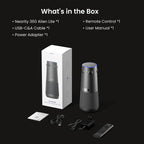 NEARITY 360 Alien Lite 4K Video Conference Camera with Mic, 3 AI Modes