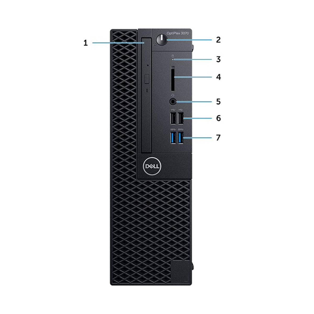Dell Optiplex 3070 SFF Desktop Core i5-8400, 8GB RAM 256GB SSD(Renewed)