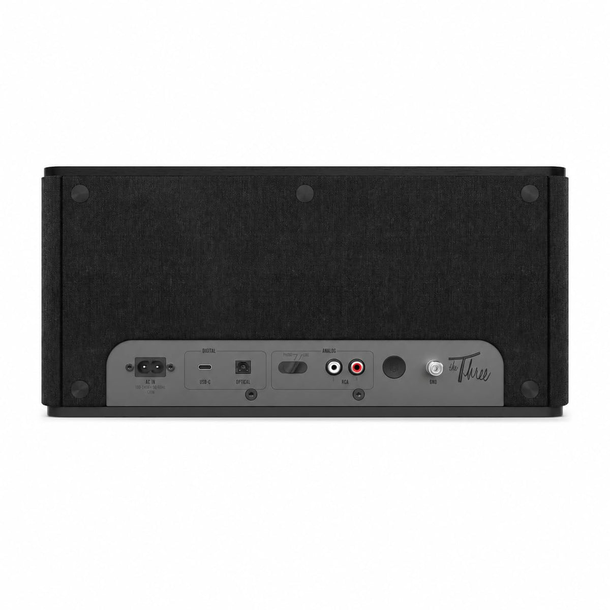 Klipsch The Three Plus Premium Bluetooth Speaker System, Turntable Ready with Phono/RCA Inputs, Bluetooth 5.3 with Up to 40 ft. of Distance, Matte Black