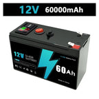 12V 60-150Ah Li-ion Battery Digital Display Deep Cycle