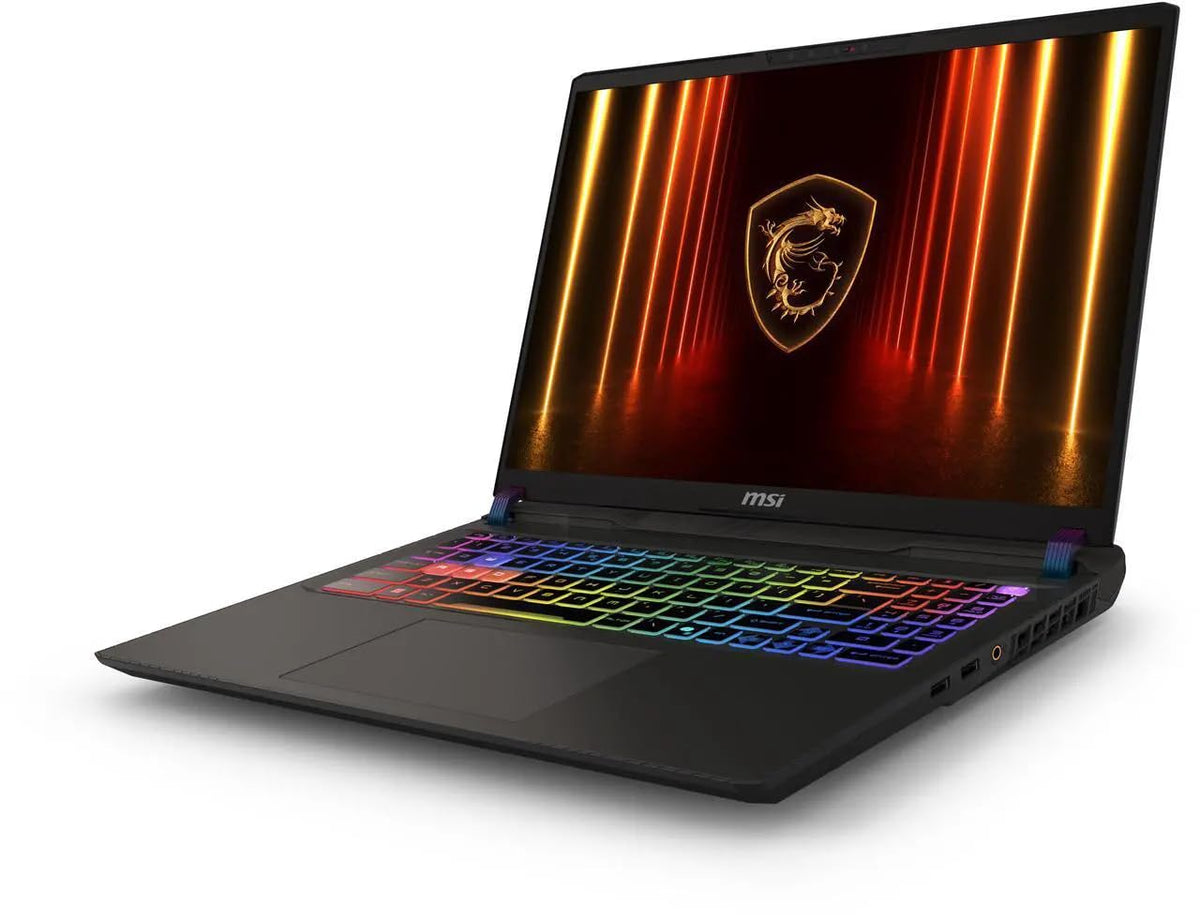 msi 2026 Vector 16 HX AI 16" 1920x1200 IPS Laptop 20-Core Intel Core Ultra 7 255HX NVIDIA GeForce RTX 5070 Ti 16GB DDR5 1TB SSD WiFi AX RJ45 BT 5.3 Webcam HDMI 2.1 RGB Backlit KB Windows 11 Pro