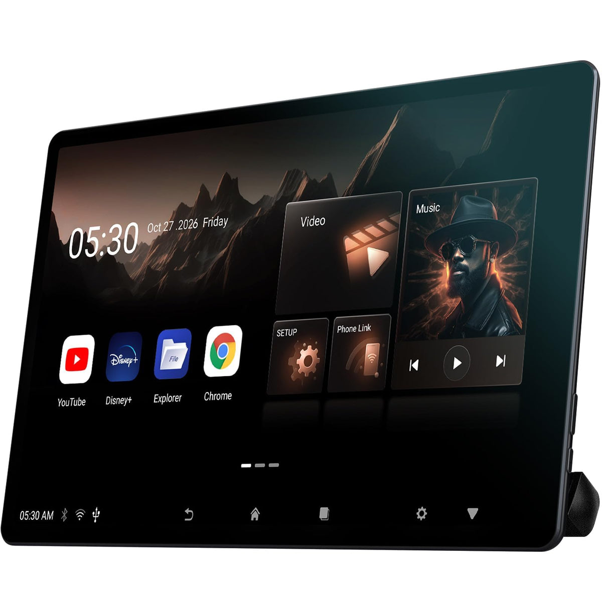 16" Android 13 Car TV Headrest Monitor(Pair),Car Rear Entertainment System