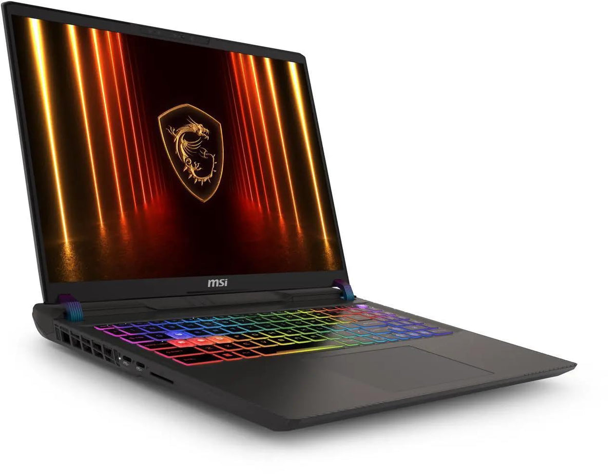 msi 2026 Vector 16 HX AI 16" 1920x1200 IPS Laptop 20-Core Intel Core Ultra 7 255HX NVIDIA GeForce RTX 5070 Ti 32GB DDR5 2TB SSD WiFi AX RJ45 BT 5.3 Webcam HDMI 2.1 RGB Backlit KB Windows 11 Home