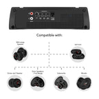 Taramps 900890 Class D HD 3000 Watt RMS 4 Ohms Automotive Sound Systems Mono Full Range Speaker Amplifier with Built In Thermal Management Fan