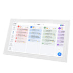 FTVOGUE Smart Digital Calendar 15.6 Inch HD Touchscreen Sync (White)
