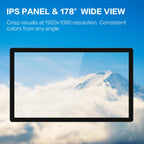 32 inch Smart Screen - Android 11 Touchscreen Monitor with Built-in Speakers, 2.0 MP Camera, 4G & 32G, HDMI Out, Digital Signage for Commercial Display, Wall-Mountable or Desktop