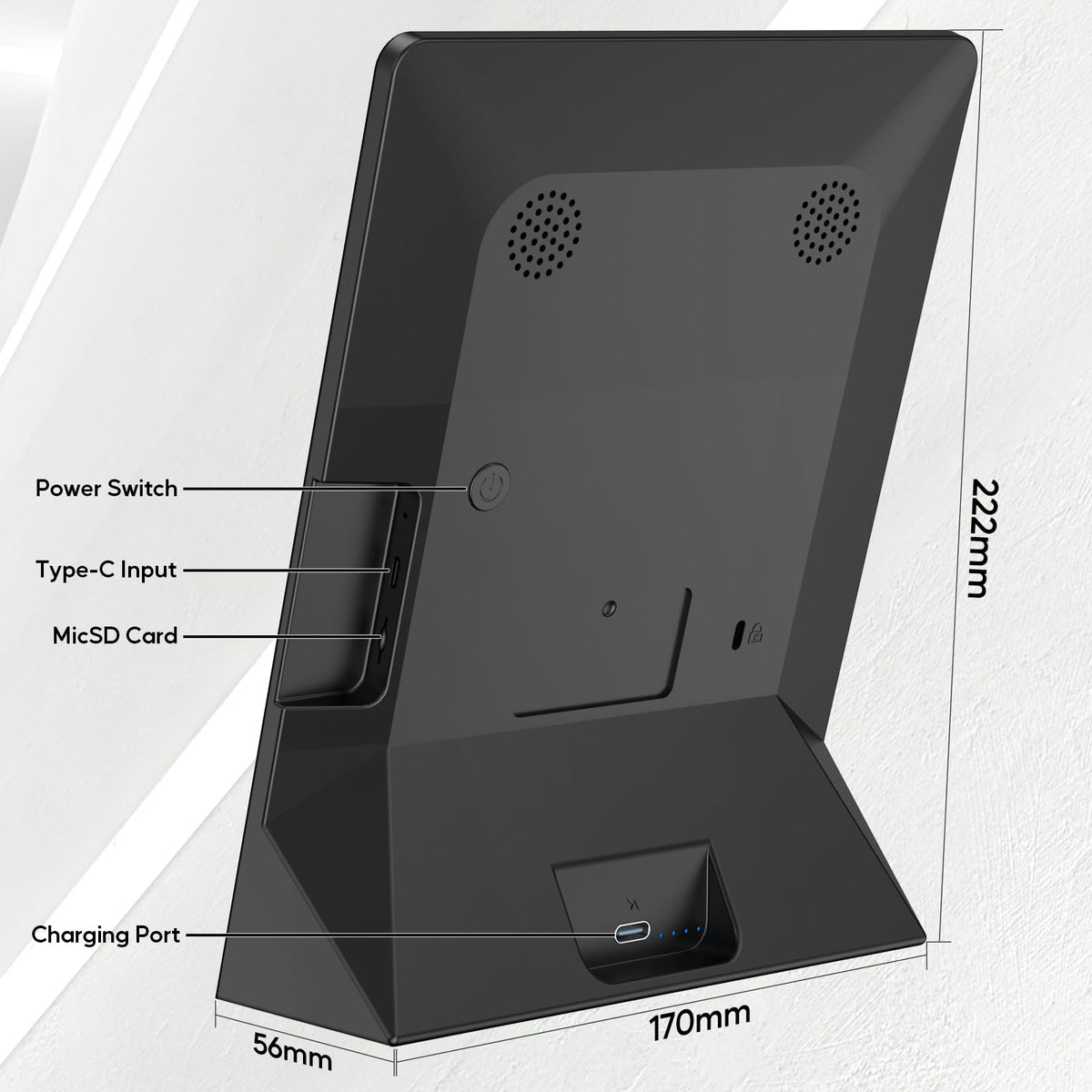 9.7 Inch Digital Signage Display, Touchscreen Digital Menu Board