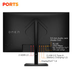 HP OMEN 31.5 inch UHD 144Hz Smart Gaming Monitor, 4K UHD Display (3840 x 2160), IPS Panel Technology, VESA DisplayHDR 400, 1ms GtG (with Overdrive), NVIDIA G-SYNC Compatible, Black, OMEN 32x (2025)