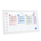 FTVOGUE Smart Digital Calendar 15.6 Inch HD Touchscreen Sync (White)
