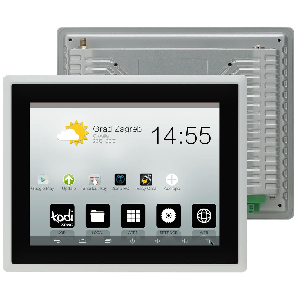 15.6-Inch Industrial Embedded Panel PC, Ratio 16:9 Multi-Touchscreen-Monitor,Industrial Touch Screen Panel Computer,WiFi & Built-in Speakers,IP65 Front,Win 10 I5 RAM 8G+256G SSD