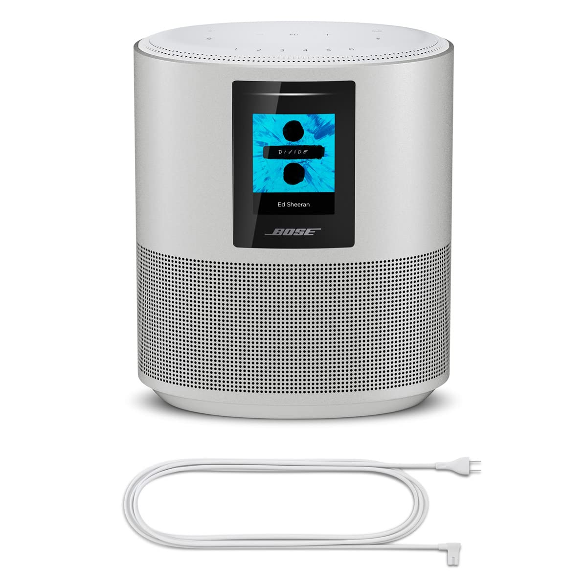 Bose Home Speaker 500: Smart Bluetooth Speaker with Alexa Voice Control Built-in, Silver