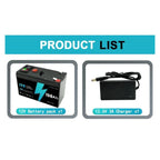 12V 60-150Ah Li-ion Battery Digital Display Deep Cycle