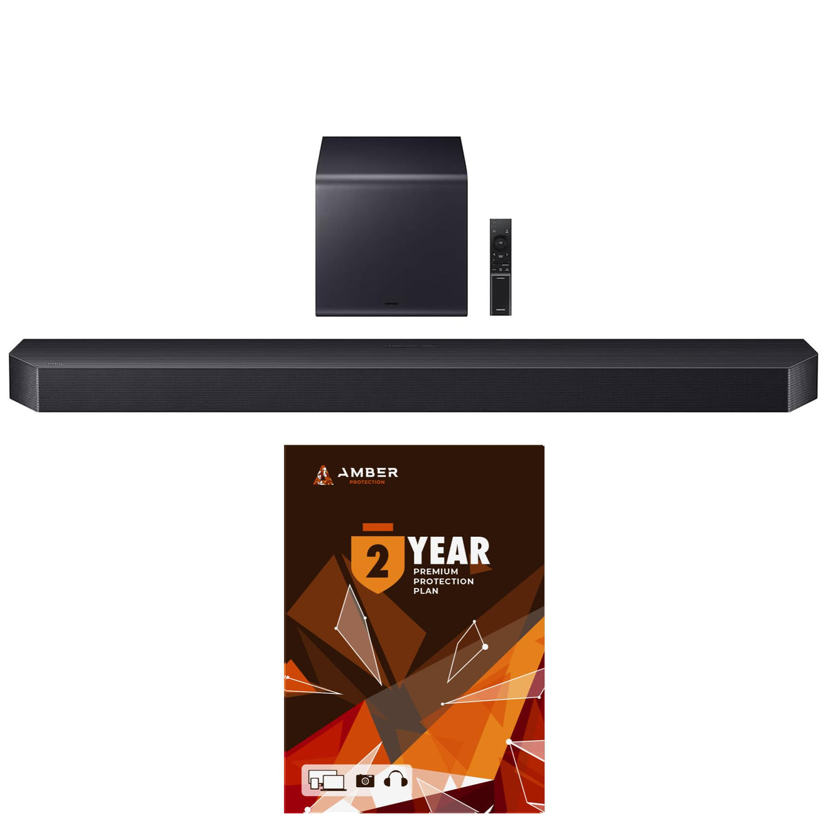 Samsung HW-QS730D 3.1.2ch Soundbar with True Dolby Atmos Sound and 3 Year Amber Protection Plan (2024)