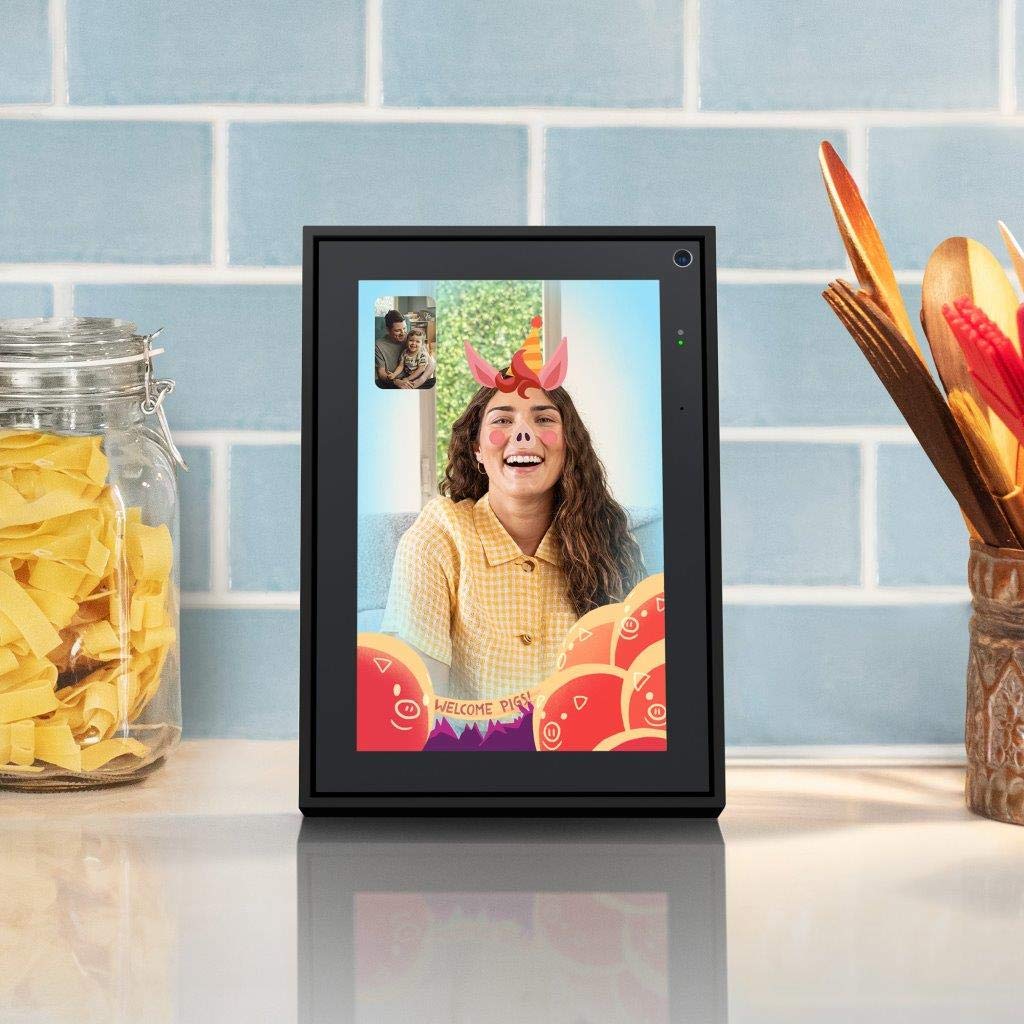 Facebook Portal Mini - Smart Video Calling 8” Touch Screen Display with Alexa - Black
