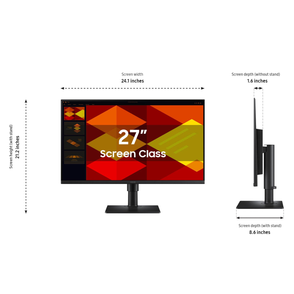 Samsung 27” (S40GD) Borderless Business Monitor with IPS Panel