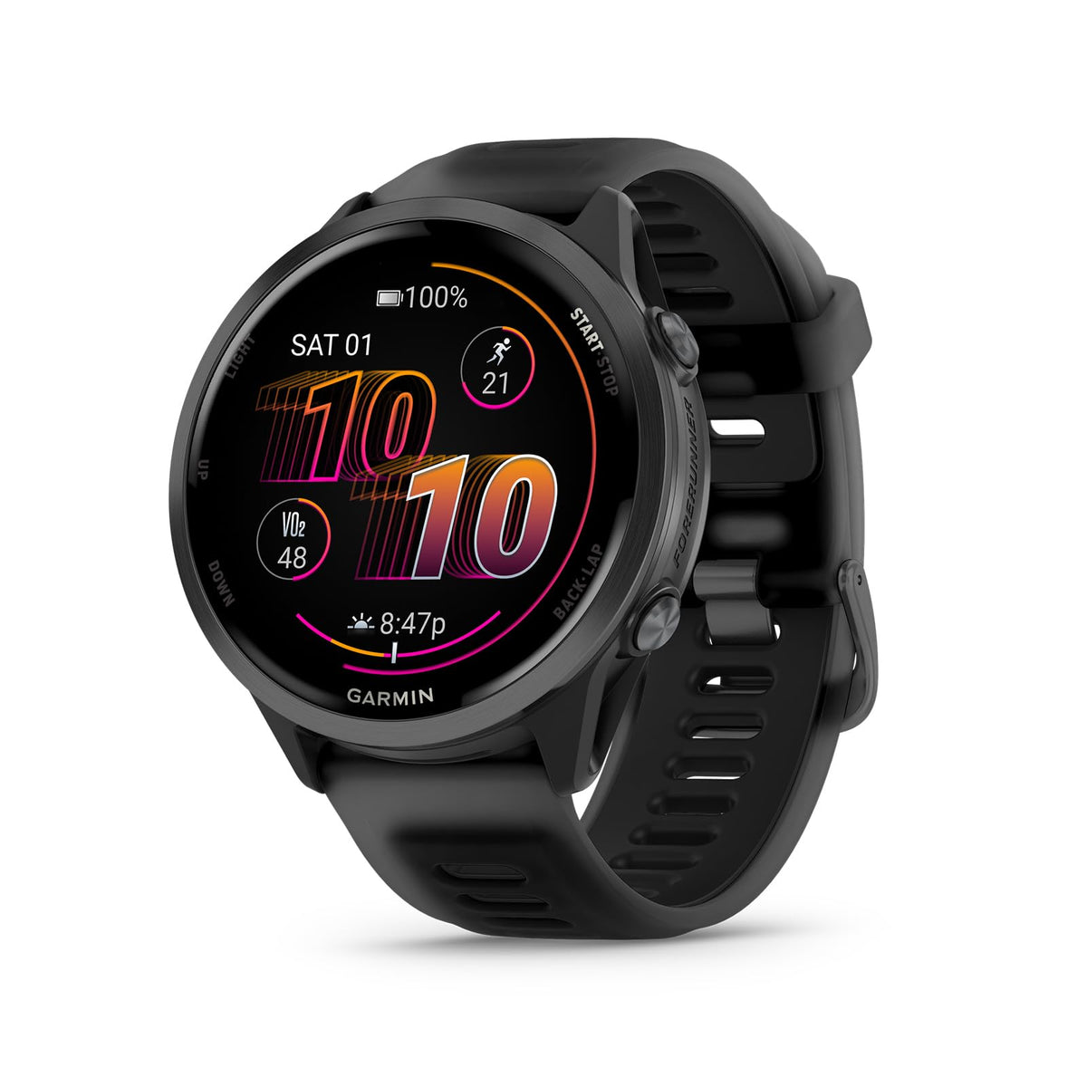Garmin Forerunner® 570, 47mm, Aluminum, Black