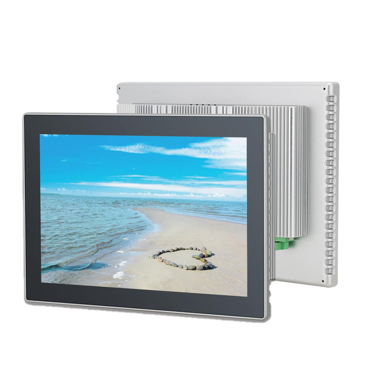 23.8" Touchscreen Monitor,Ratio 16:9 Wall Mounted Industrial Touch Screen Tablet with HD-MI Out,WiFi & BT,Build-in Speakers & VESA，Android 14 RAM 8G & ROM 128G Suitable for POS，Kitchen