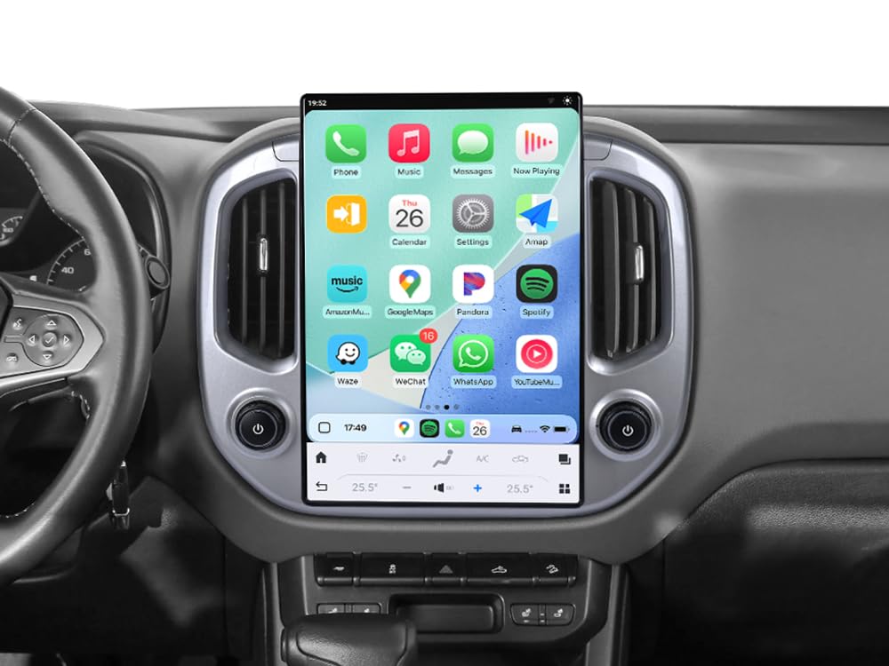 14.4 Inch Car Radio Stereo for Chevrolet Colorado 2014 2015 2016 2017 2018,Touch Screen Upgrade Android 14.Head Unit Wireless Carplay