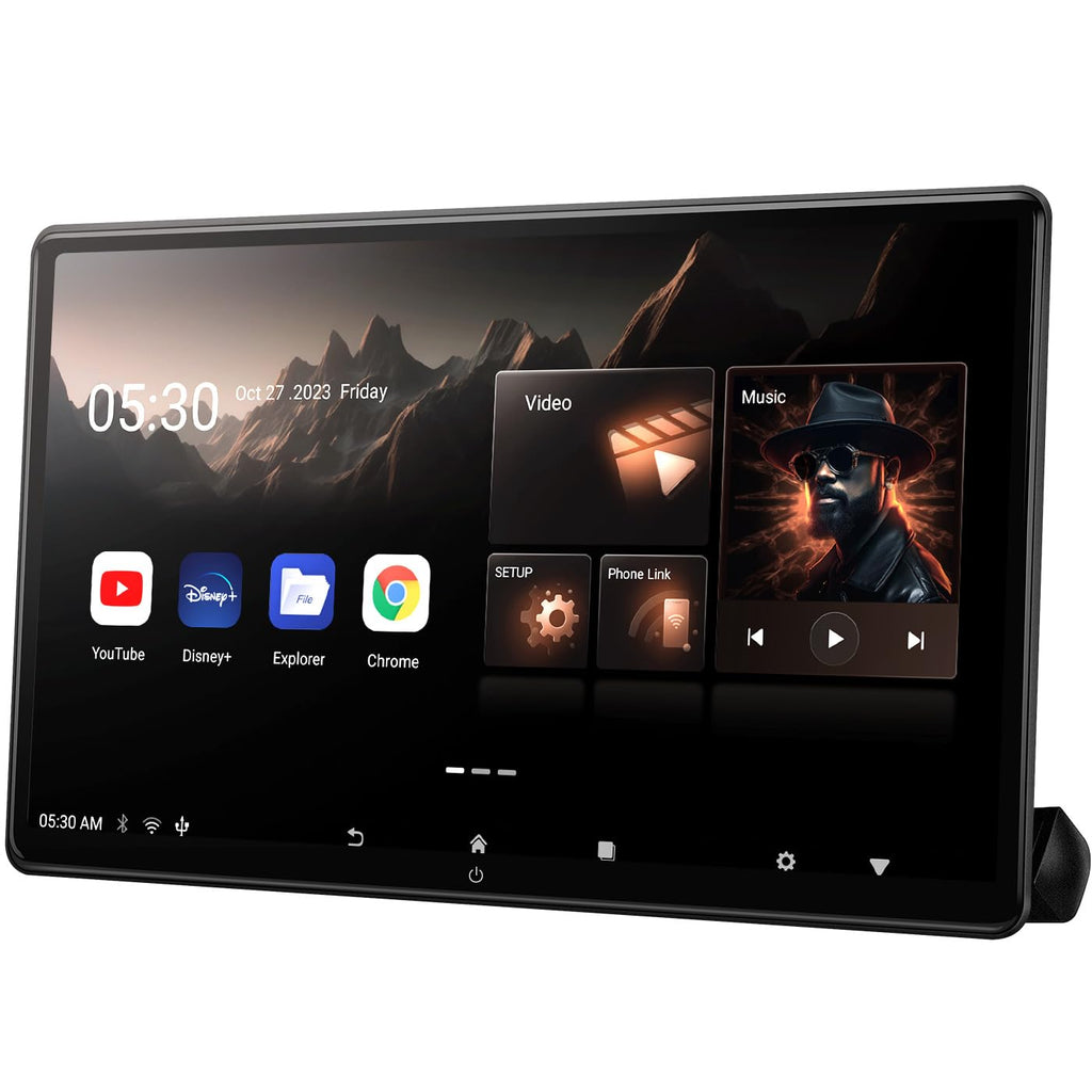 15.6" Android Car TV Headrest Monitor for Cars,Support Phone Mirror/WiFi