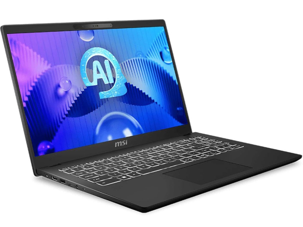 msi 2025 Modern Laptop 15.6" FHD 1920x1080 LED-Backlit Intel Core 9 270H 14Core Intel Graphics 64G DDR4 4TB SSD Wi-Fi 6E Windows 11 Pro Bluetooth 5.3 Backlit KB with Numpad 720p HD Camera TS