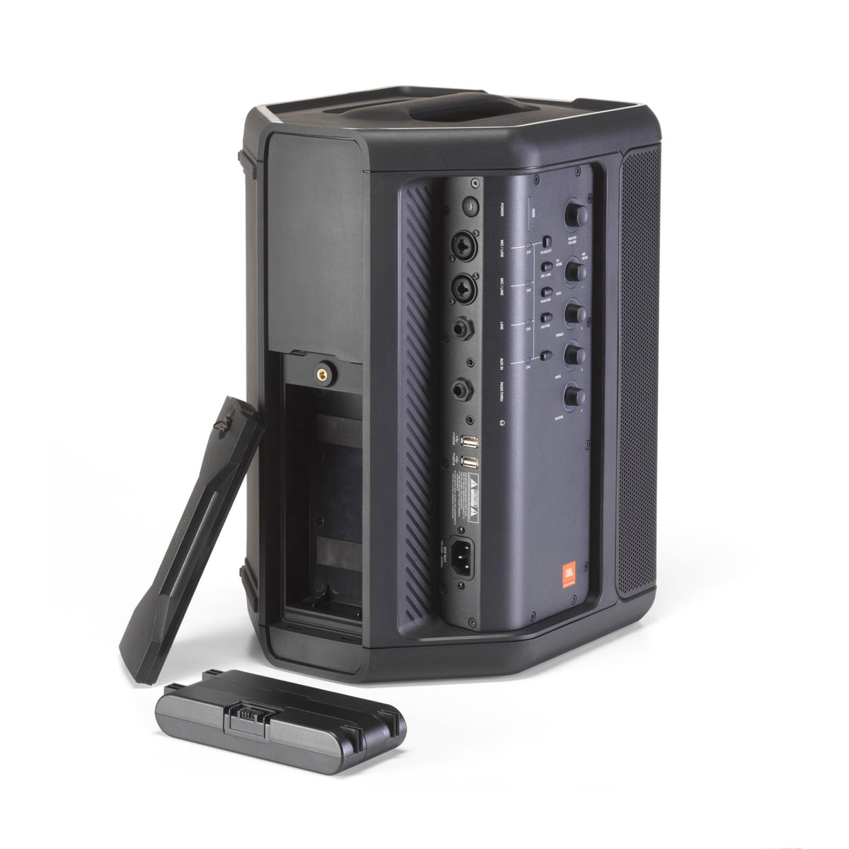 JBL Professional EON ONE Compact Ultra-Portable Battery Powered Wireless PA Speaker System with Bluetooth, Professional 4-Channel Mixer, and Lexicon Effects. Black