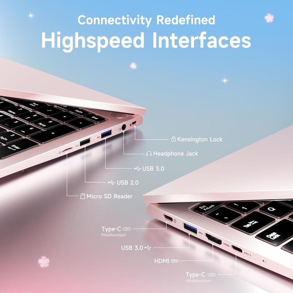 NIMO 17.3" FHD AI Laptop, 16GB 5600MHz DDR5 512GB SSD 6-Core AMD R5 6600H