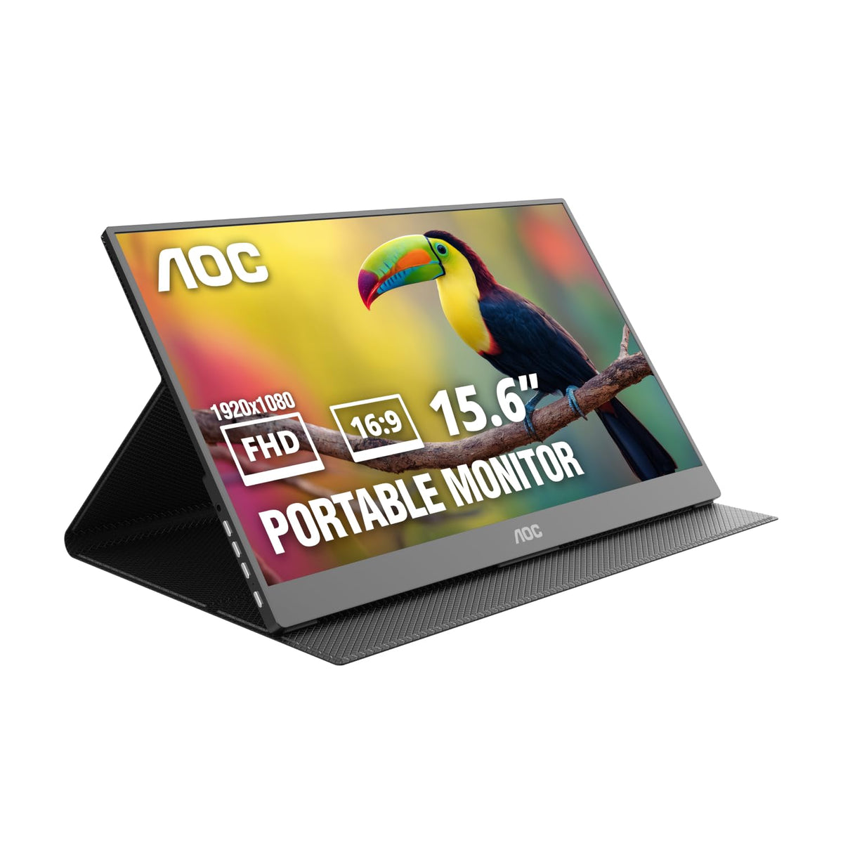 AOC 16 Inch Portable Monitor OLED WUXGA USB-C Mini HDMI Ultra Slim, 16T40D