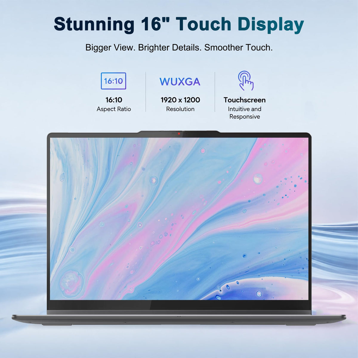 Lenovo Yoga 7 2-in-1 AI Laptop 16" WUXGA Touch Intel 8-core Ultra 7 256V (Up to 47 NPU Tops) 16GB DDR5 1TB SSD Wi-Fi7 Backlit Fingerprint for Creator Business Professional Win11 Pro ICP Accessory