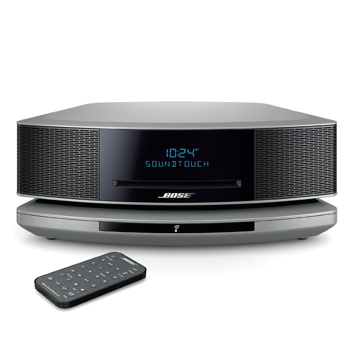 Bose Wave SoundTouch Music System IV, Works with Alexa, Platinum Silver - 738031-1310