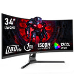 Gawfolk 45 inch Ultra-Wide Curved Gaming 240Hz PC Monitor, DQHD Screen