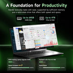 NIMO 15.6'' IPS FHD AI Laptop, AMD Ryzen 7 7735HS 64GB DDR5 RAM 1TB SSD