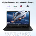 NIMO 15.6" FHD AI-Ready-Laptop, Intel i5-13420H, 16GB RAM, 512GB SSD, Win 11 (Beat i7-1355U, Up to 4.4 GHz) 100W Type-C Fingerprint Backlit Keyboard for Professionals & Students Office, Study & Travel