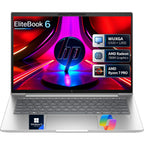 HP EliteBook 6 G1a 14" Premium Business Laptop, AMD Ryzen 7 PRO 250(Beats Intel Ultra 7 165U), 64GB DDR5 RAM, 2TB SSD, WUXGA IPS, Wi-Fi 7, Backlit Key, Fingerprint, Wolf Pro Security, Windows 11 Pro