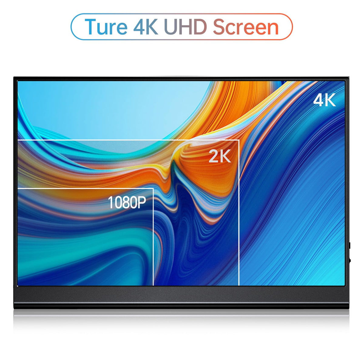 VILVA 15.6" 4K UHD IPS HDR USB-C HDMI Monitor