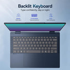 Lenovo IdeaPad 5 AI 2-in-1 Laptop 14" WUXGA IPS Touch Intel 8-core Ultra 5 322 (Up to 46 NPU Tops) 32GB RAM 2TB SSD w/Pen Backlit Wi-Fi 7 for Creator Business Professional Win11 Pro ICP Accessory