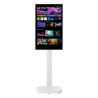 LG Smart Monitor Swing 32U889SA-W 32-Inch 4K UHD (3840x2160) IPS Touchscreen on a Fully Adjustable Wheeled Base HDR10, webOS, Built-in Speaker, HDMI, USB Type-C, Tilt/Height/Swivel/Pivot Stand, White