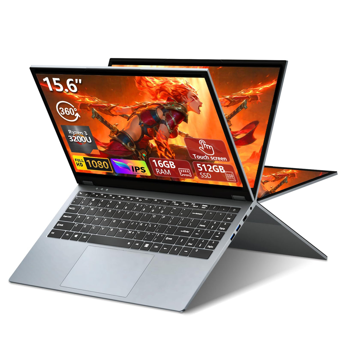 LG 2026 Gram Book 15U50U 15.6" FHD IPS Touchscreen Laptop 8-Core Intel Core Ultra 5 115U Intel Graphics 64GB DDR5 8TB SSD USB-C w/DP WIFIAX BT 5.2 Webcam HDMI 2.0 Windows 10 Pro w/RE USB