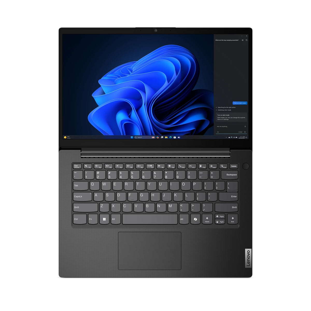 Lenovo V14 G5 Hybrid Work Laptop - 14" FHD Display - Core 7-240H - 16GB Memory - 512GB Storage - Integrated UHD Graphics - Windows 11 Home - Business Black